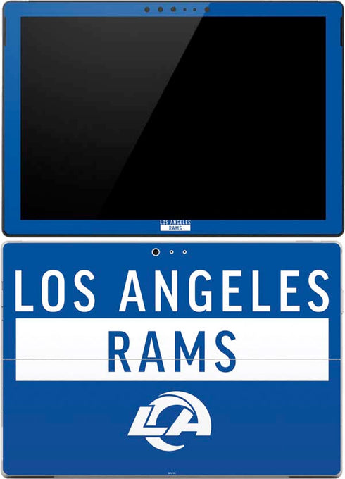 NFL Los Angeles Rams Blue Performance Series Surface Pro (2017) Skin