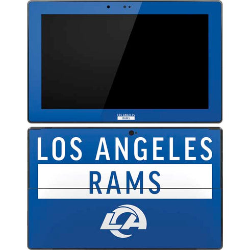 NFL Los Angeles Rams Blue Performance Series Surface Pro Tablet Skin