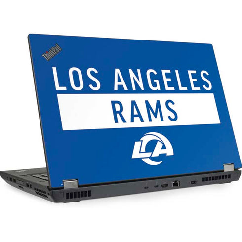 NFL Los Angeles Rams Blue Performance Series Lenovo ThinkPad Skin