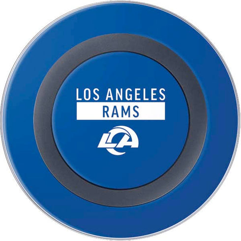 NFL Los Angeles Rams Blue Performance Series Wireless Charger Skin