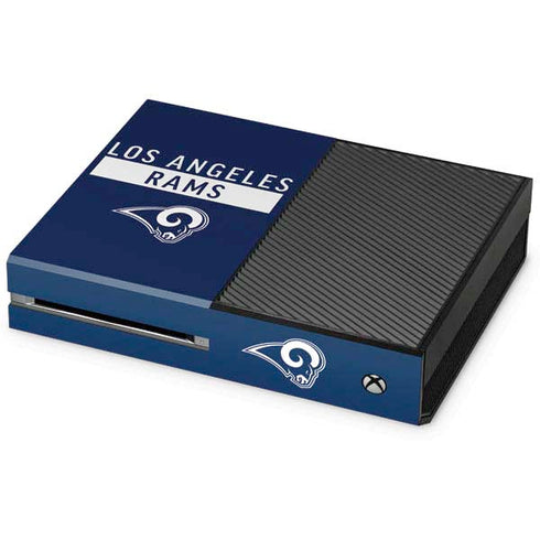 NFL Los Angeles Rams Blue Performance Series Xbox One Console Skin