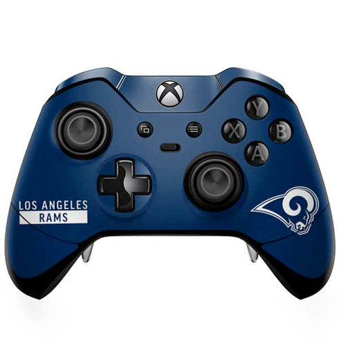 NFL Los Angeles Rams Blue Performance Series Xbox One Elite Controller Skin
