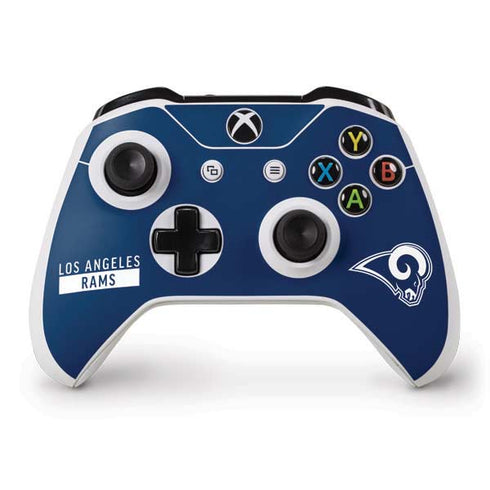 NFL Los Angeles Rams Blue Performance Series Xbox One S Controller Skin