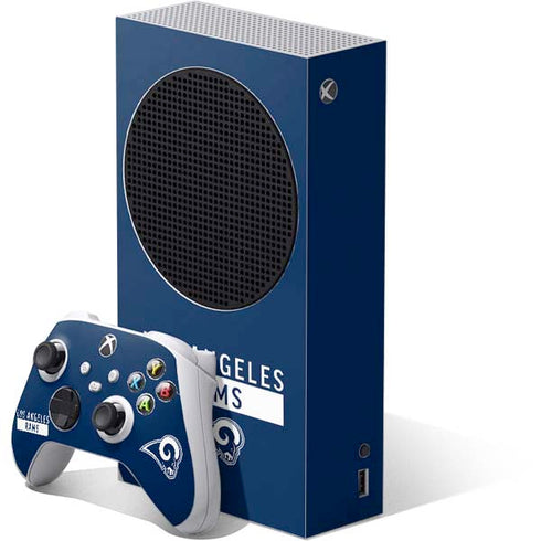 NFL Los Angeles Rams Blue Performance Series Xbox Series S Skins