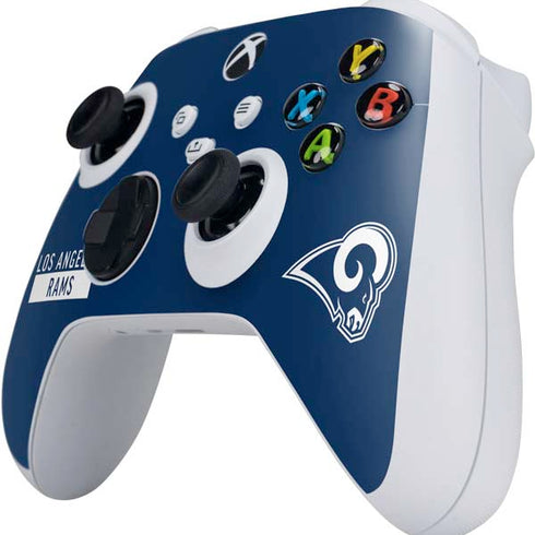 NFL Los Angeles Rams Blue Performance Series Xbox Series S Controller Skin