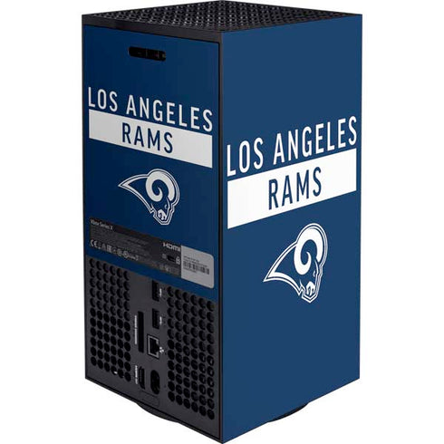 NFL Los Angeles Rams Blue Performance Series Xbox Series X Bundle Skin