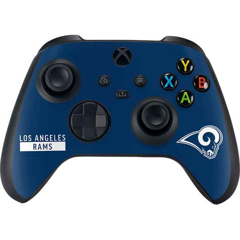 NFL Los Angeles Rams Blue Performance Series Xbox Series X Controller Skin