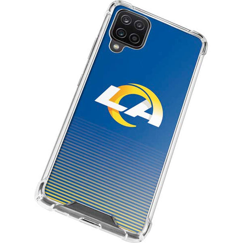 NFL Los Angeles Rams Breakaway Galaxy A12 Clear Case