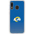 NFL Los Angeles Rams Breakaway Galaxy A20 Clear Case