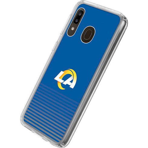 NFL Los Angeles Rams Breakaway Galaxy A20 Clear Case