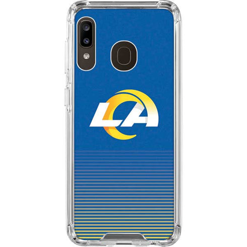 NFL Los Angeles Rams Breakaway Galaxy A30 Clear Case