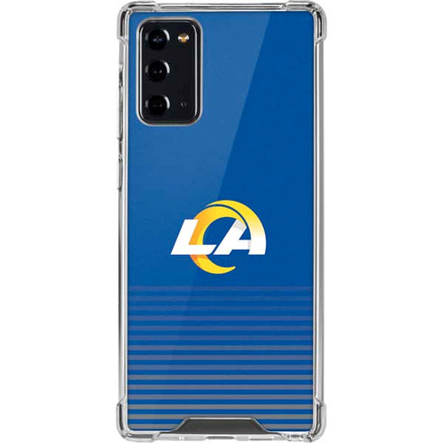 NFL Los Angeles Rams Breakaway Galaxy Note20 5G Clear Case