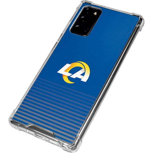 NFL Los Angeles Rams Breakaway Galaxy Note20 5G Clear Case