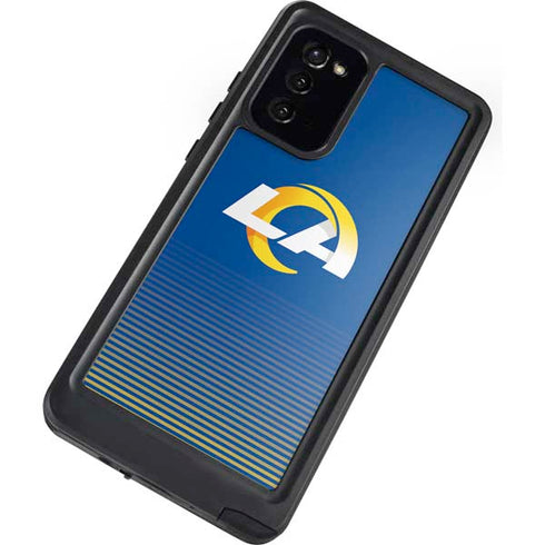 NFL Los Angeles Rams Breakaway Galaxy Note20 5G Waterproof Case
