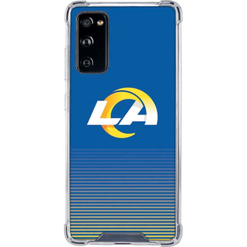 NFL Los Angeles Rams Breakaway Galaxy S20 FE Clear Case