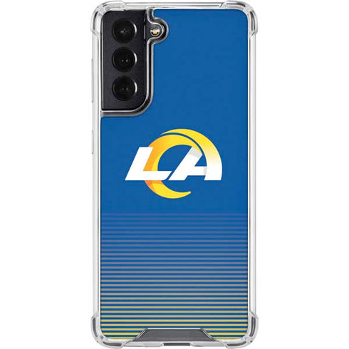 NFL Los Angeles Rams Breakaway Galaxy S22 Clear Case