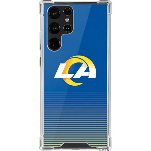 NFL Los Angeles Rams Breakaway Galaxy S22 Ultra Clear Case