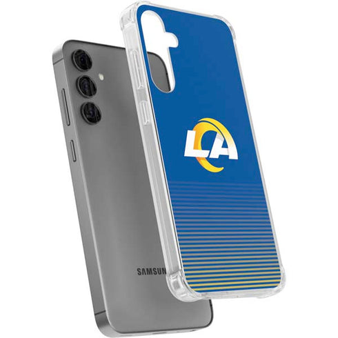 NFL Los Angeles Rams Breakaway Galaxy S24 Plus Clear Case