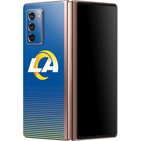 NFL Los Angeles Rams Breakaway Galaxy Z Fold2 5G Skin