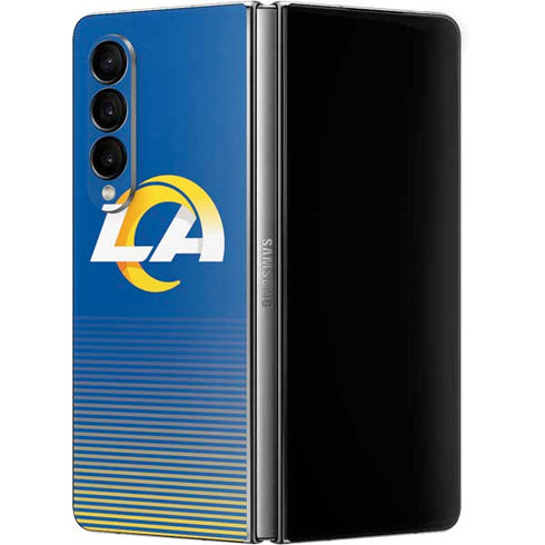 NFL Los Angeles Rams Breakaway Galaxy Z Fold4 5G Skin
