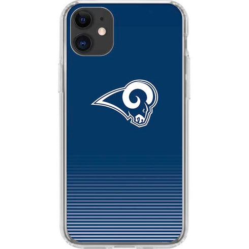 NFL Los Angeles Rams Breakaway iPhone 11 Clear Case
