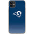 NFL Los Angeles Rams Breakaway iPhone 11 Clear Case