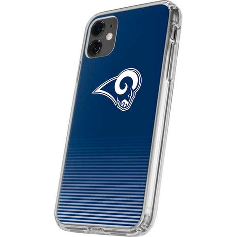 NFL Los Angeles Rams Breakaway iPhone 11 Clear Case