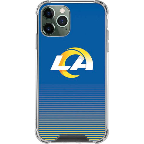 NFL Los Angeles Rams Breakaway iPhone 11 Pro Max Clear Case