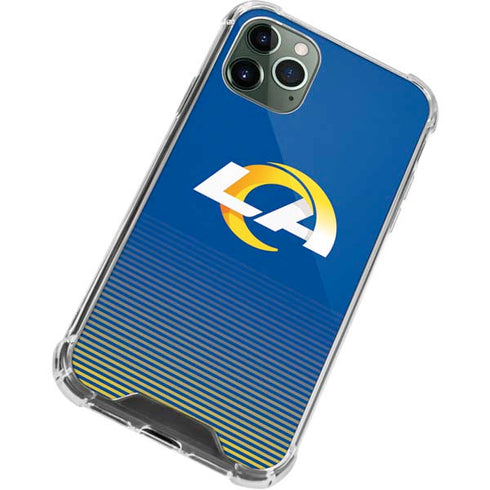 NFL Los Angeles Rams Breakaway iPhone 11 Pro Max Clear Case