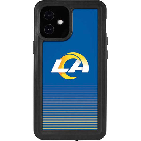 NFL Los Angeles Rams Breakaway iPhone 12 Mini Waterproof Case
