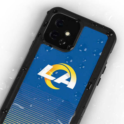 NFL Los Angeles Rams Breakaway iPhone 12 Mini Waterproof Case