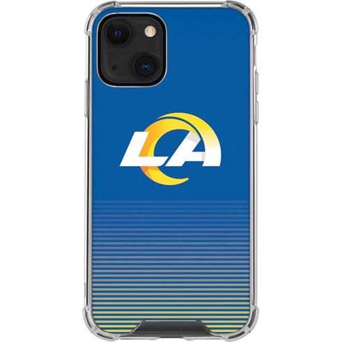 NFL Los Angeles Rams Breakaway iPhone 13 Mini Clear Case