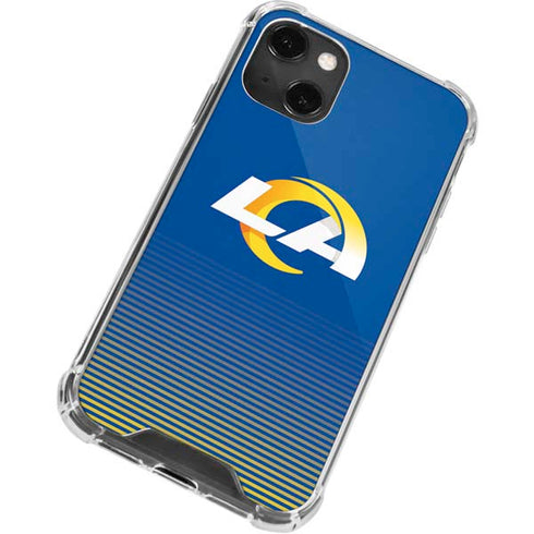 NFL Los Angeles Rams Breakaway iPhone 13 Mini Clear Case