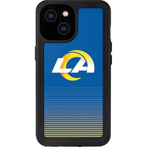 NFL Los Angeles Rams Breakaway iPhone 13 Mini Waterproof Case