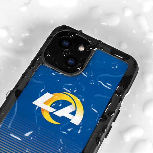 NFL Los Angeles Rams Breakaway iPhone 13 Mini Waterproof Case