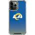 NFL Los Angeles Rams Breakaway iPhone 15 Pro Max Clear Case