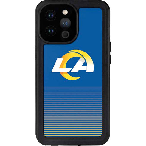 NFL Los Angeles Rams Breakaway iPhone 14 Pro Max Waterproof Case