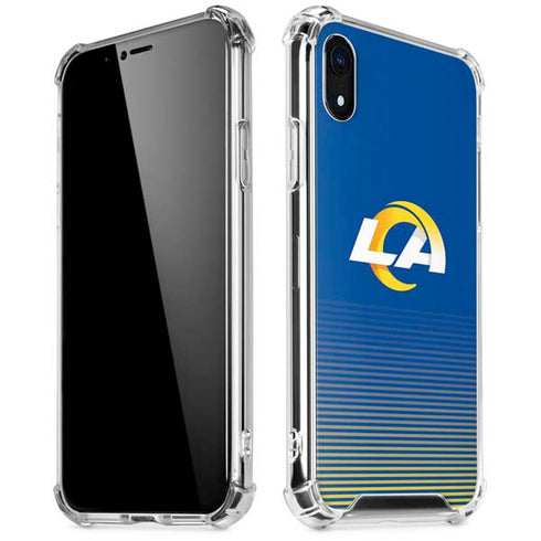 NFL Los Angeles Rams Breakaway iPhone XR Clear Case