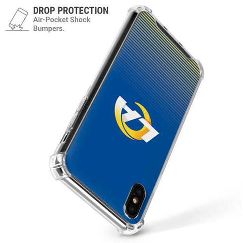 NFL Los Angeles Rams Breakaway iPhone XS Max Clear Case