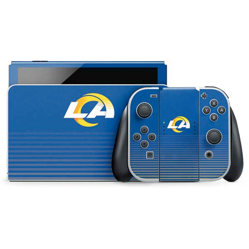 NFL Los Angeles Rams Breakaway Nintendo Switch OLED (2021) Skin