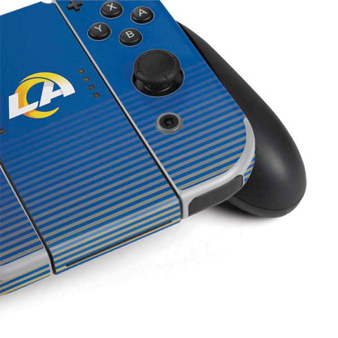 NFL Los Angeles Rams Breakaway Nintendo Switch OLED (2021) Skin