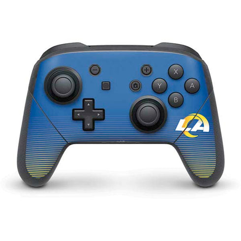 NFL Los Angeles Rams Breakaway Nintendo Switch Pro Controller Skin