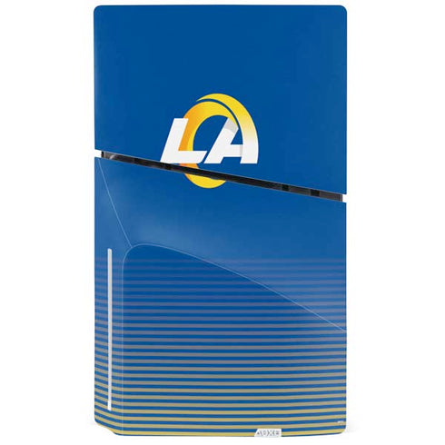 NFL Los Angeles Rams Breakaway PS5 Slim Disk Console Skin