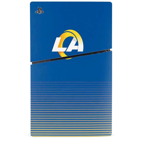 NFL Los Angeles Rams Breakaway PS5 Slim Digital Edition Bundle Skin