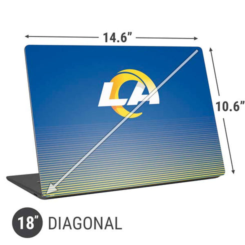 NFL Los Angeles Rams Breakaway Universal Laptop 18in (14.6 x 10.6in) Skin