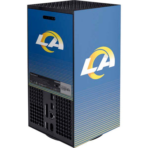 NFL Los Angeles Rams Breakaway Xbox Series X Console Skin