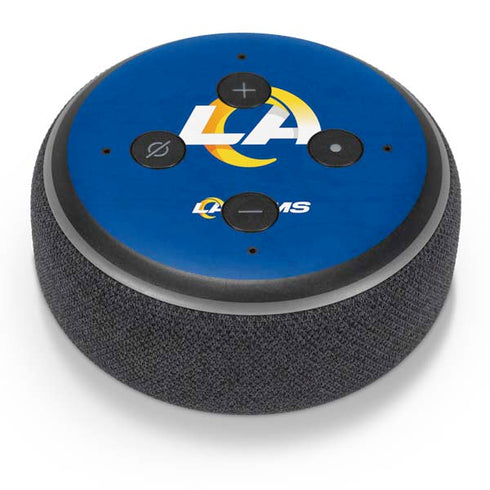 NFL Los Angeles Rams Distressed Amazon Echo Dot Skin