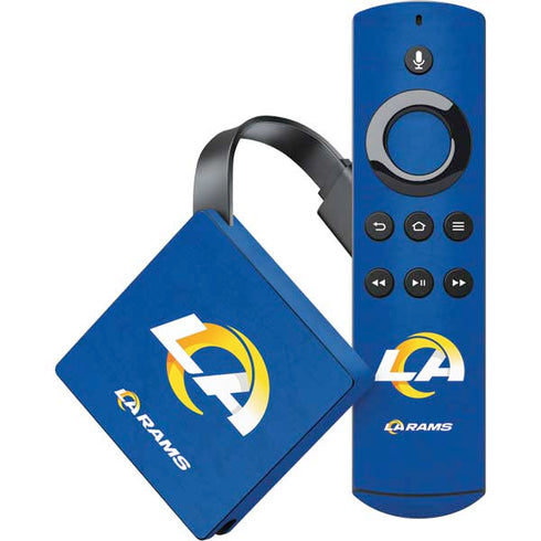 NFL Los Angeles Rams Distressed Amazon Fire TV Skin
