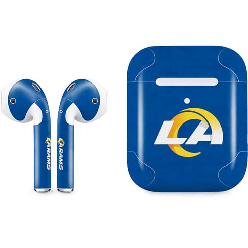 NFL Los Angeles Rams Distressed Apple AirPods 2 Skin