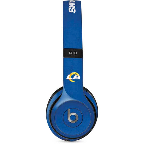 NFL Los Angeles Rams Distressed Beats Solo 2 Wired Skin